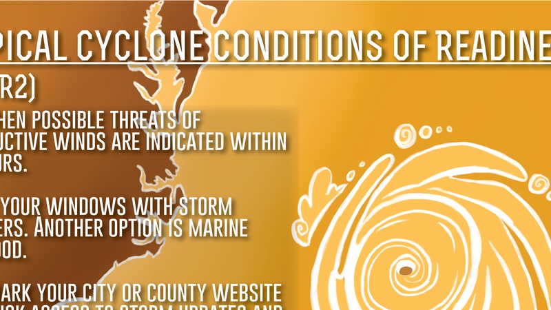 Tropical Cyclone Condition of Readiness 2 (TCCOR2)