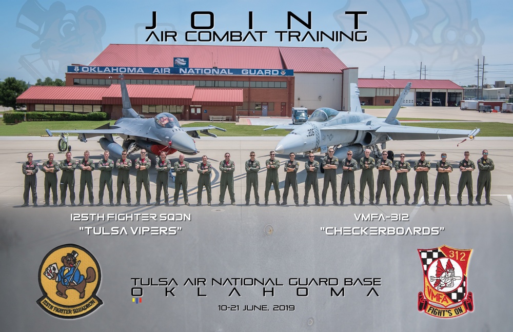 Marine Corps fighter detachment visits Tulsa Air National Guard for exercises