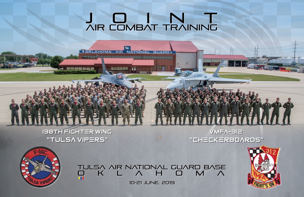Marine Corps fighter detachment visits Tulsa Air National Guard for exercises