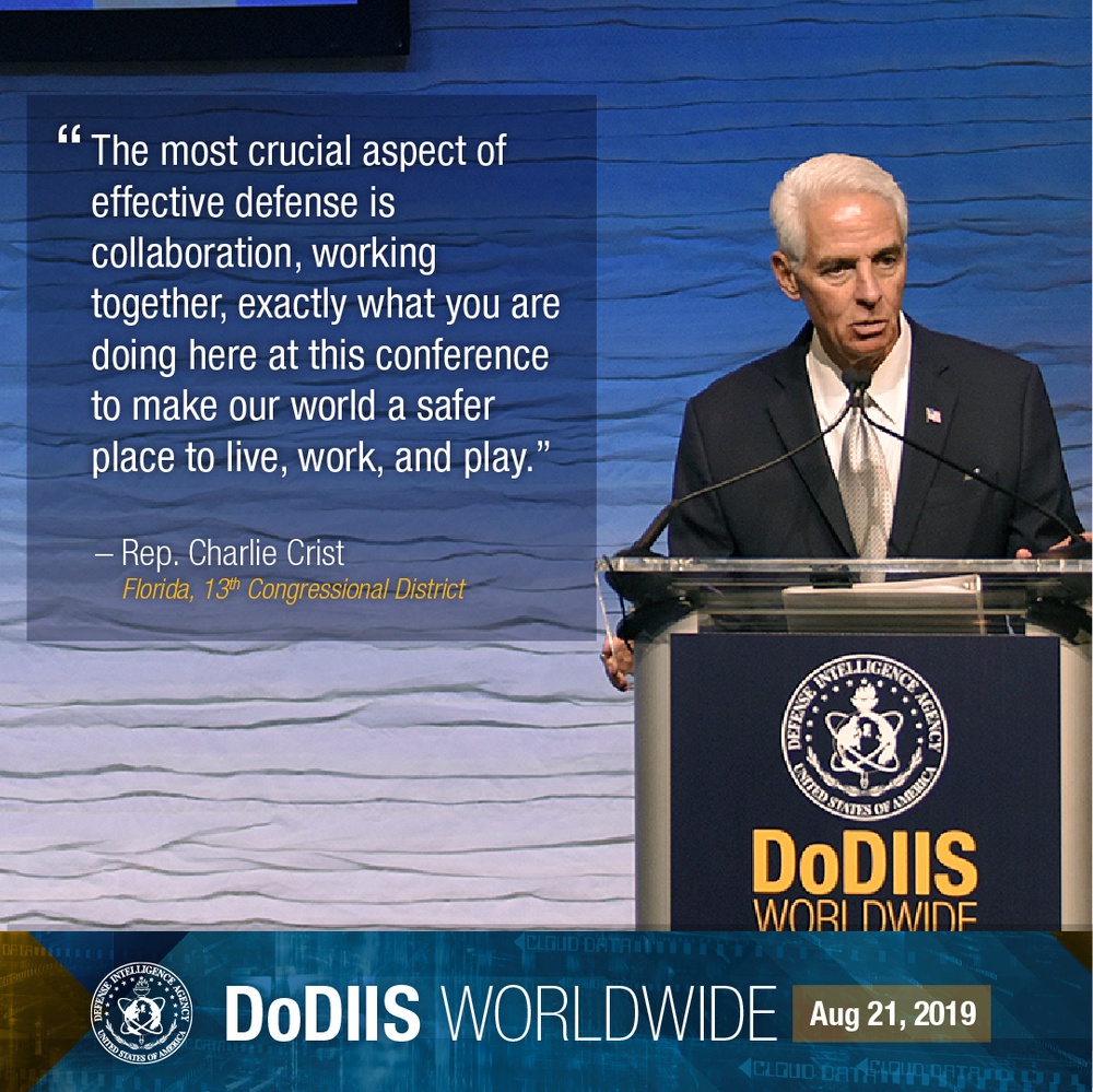 Congressman promotes collaboration at DoDIIS Worldwide Conference (Instagram)