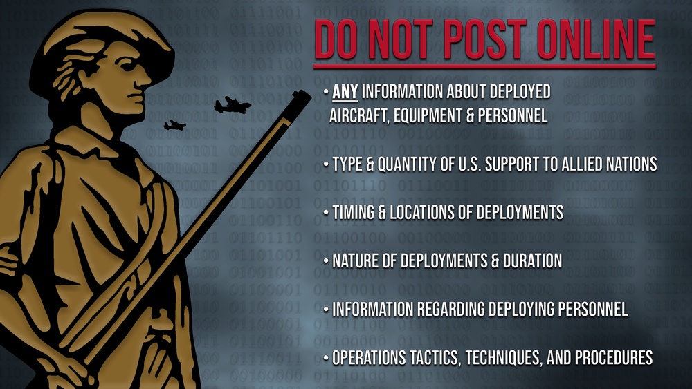 Notice: Do not post deployment info online