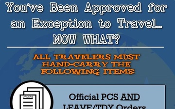 Exception to Travel Guidelines