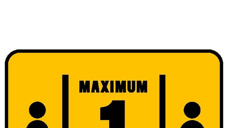 MAX Capacity Sign