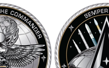 30th Space Wing Commander's Coin - Identity Design
