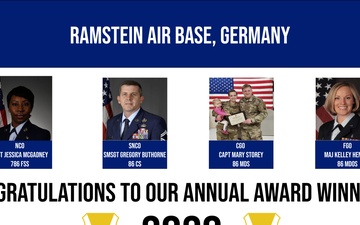 86th Airlift Wing 2020 Annual Award Winners