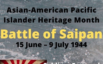 Battle of Saipan info-graphic
