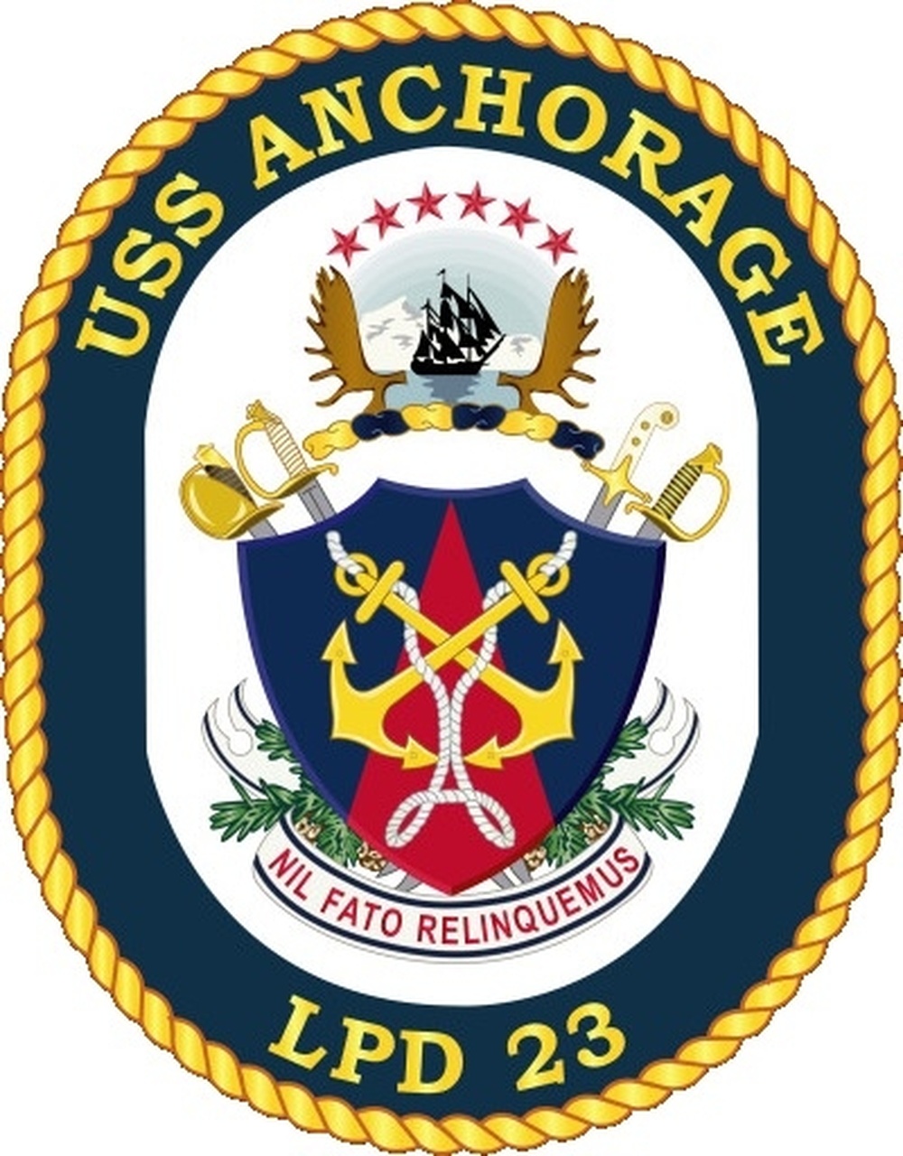 DVIDS News USS Anchorage Holds Change of Command Underway