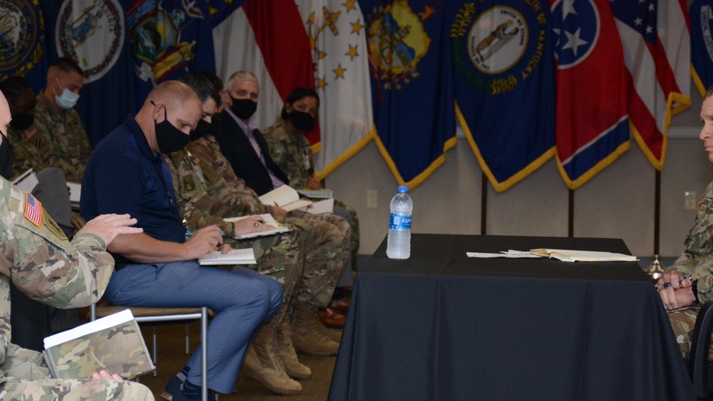 SMA Michael Grinston holds town hall at U.S. Army Human Resources Command