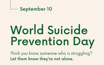 World Suicide Prevention Day Poster