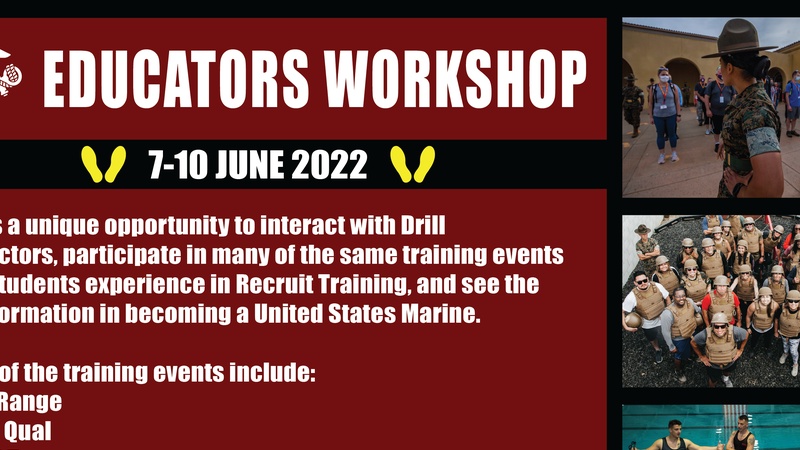 Recruiting Station Tampa 2022 Educators Workshop information