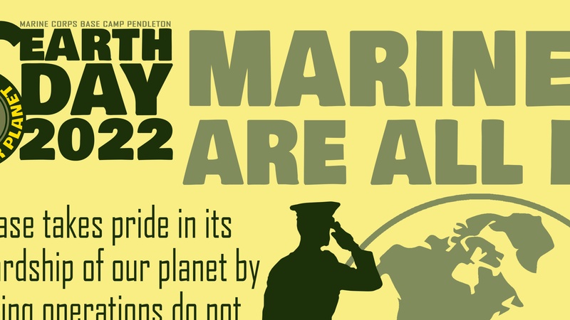 Earth Day 2022 - Marine Are All In