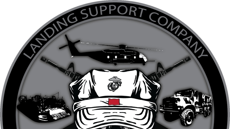 Landing Support Company, CLR 45 Logo
