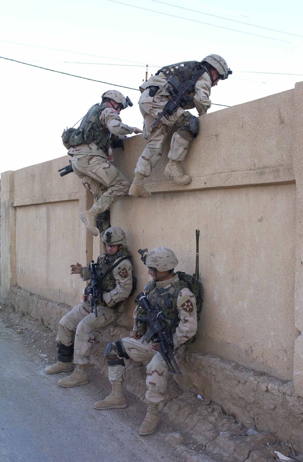 Infantrymen prepare and execute a major raid