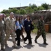 Coalition forces visit with President Massoud Barzani