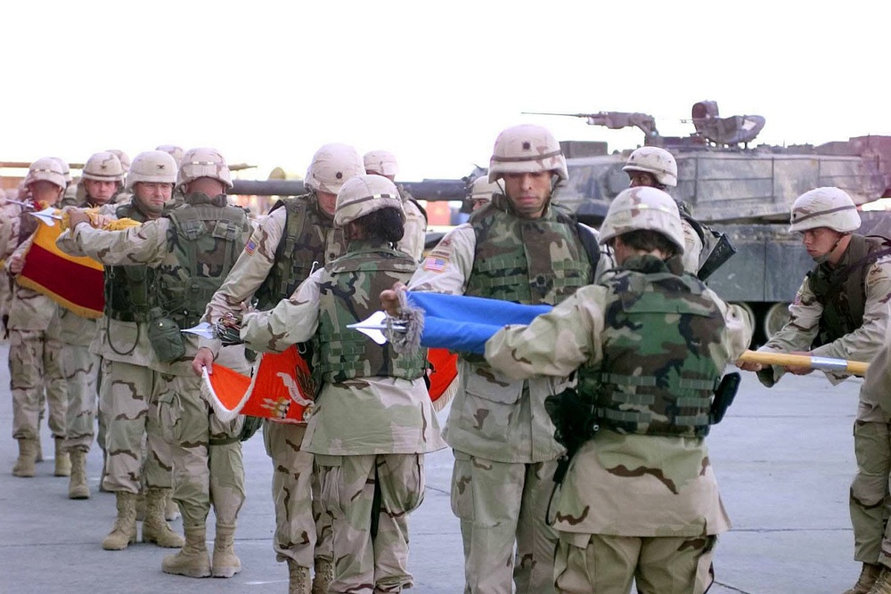 Iron Soldiers case Colors, prepare to depart Iraq
