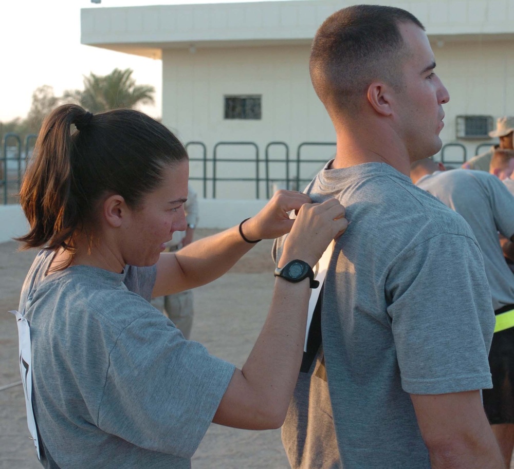 Husband and Wife train together