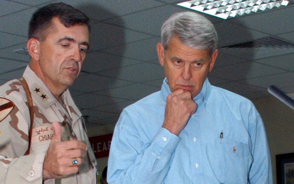 Secretary of the Army Visits First Team