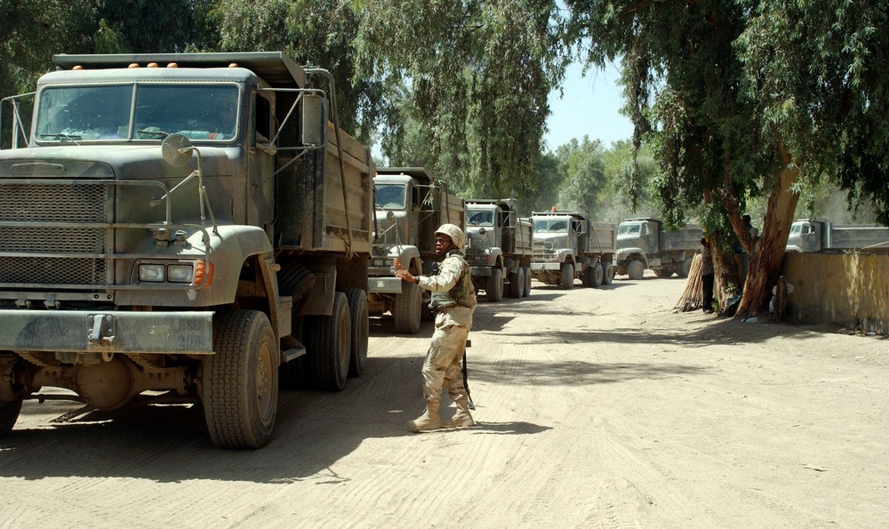 Soldiers Work to Clean up Park; Rebuild Dream