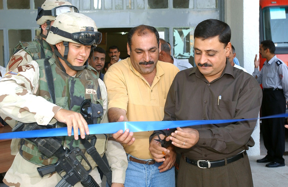 Iraq Fire Station Gets Makeover