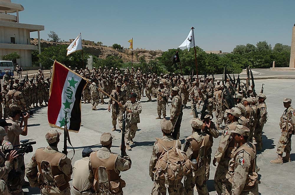 Iraqi National Guard soldiers from Samarra graduate basic traini