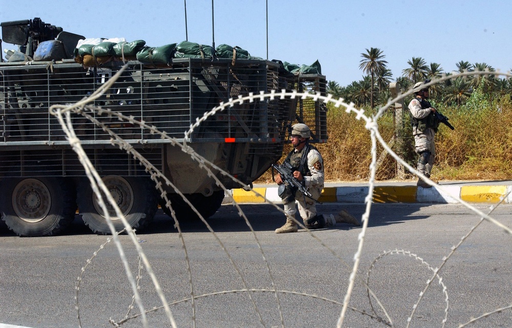 Stryker Soldiers operate in Al Kut