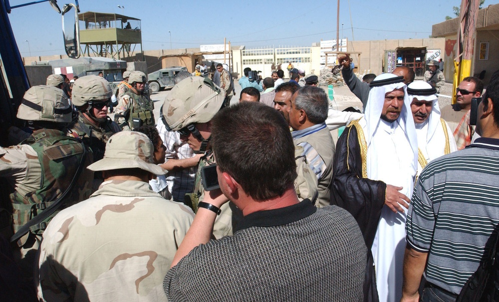 91st Engineers Facilitate Iraqi Detainee Release