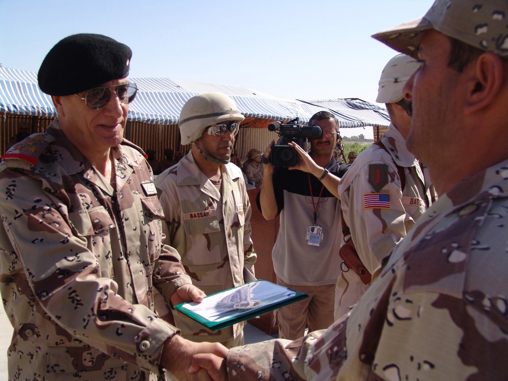 Iraqi National Guard graduates new round of recruits in Tikrit