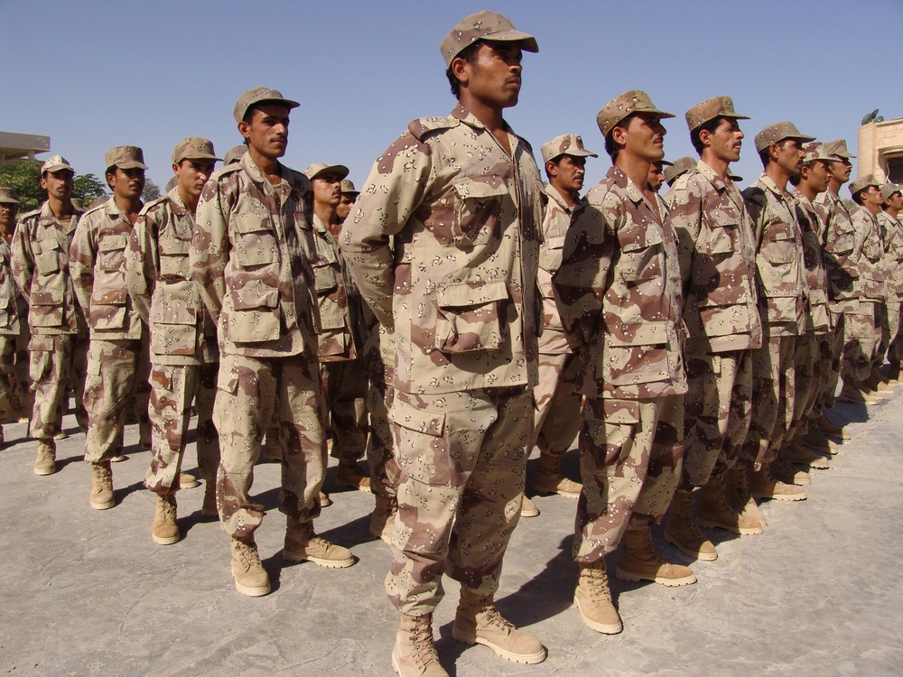 Iraqi National Guard graduates new round of recruits in Tikrit