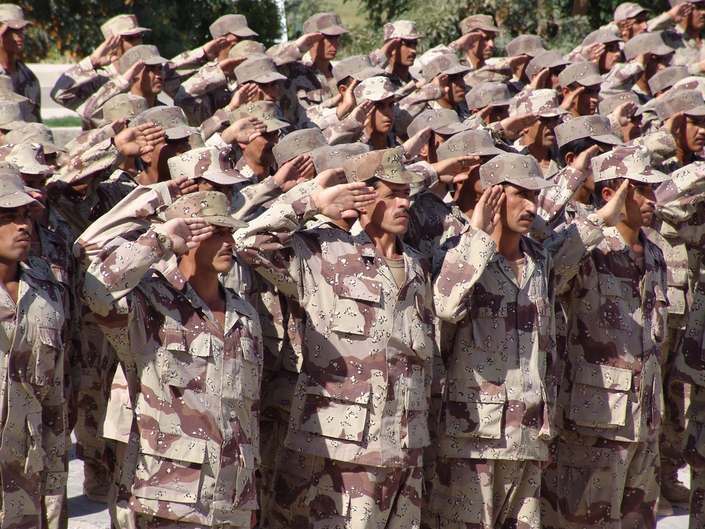 Iraqi National Guard graduates new round of recruits in Tikrit