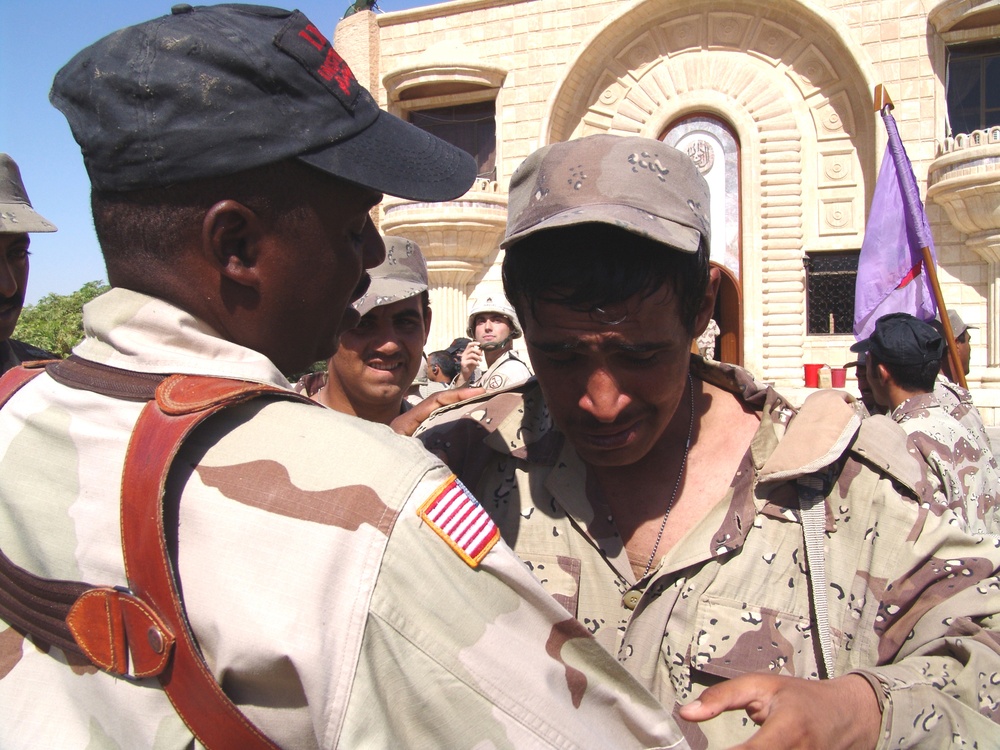 Iraqi National Guard graduates new round of recruits in Tikrit