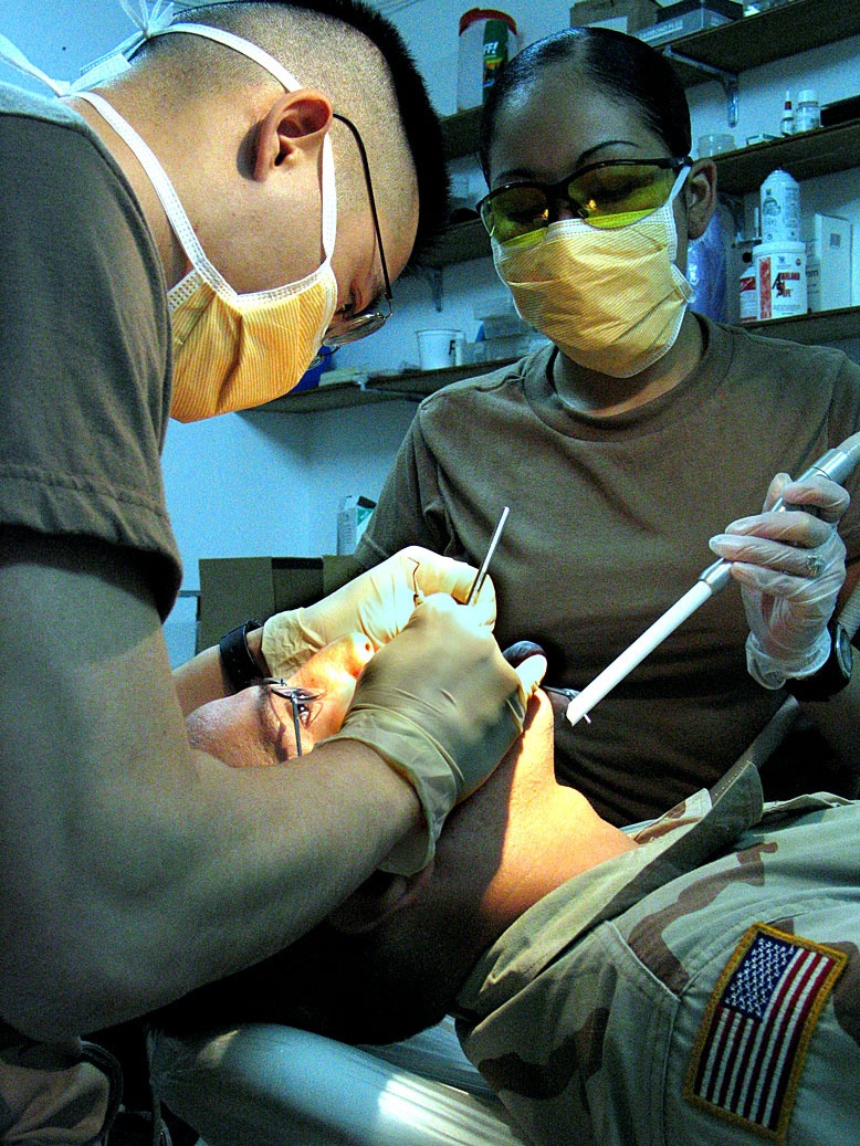 215th FSB Dental Hygienist Helps Soldiers Smile