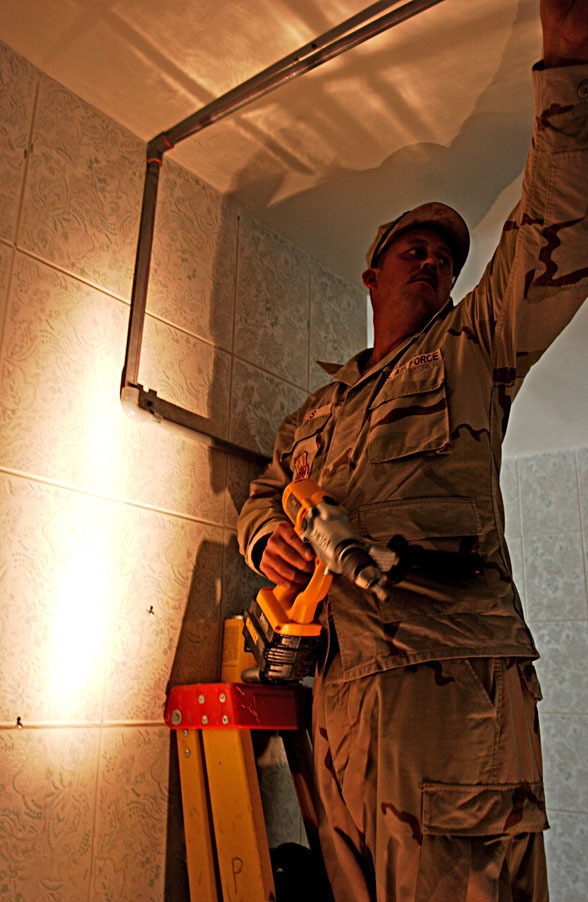 Airmen Assist with Pipe, Porcelain &amp;amp; Plumbing
