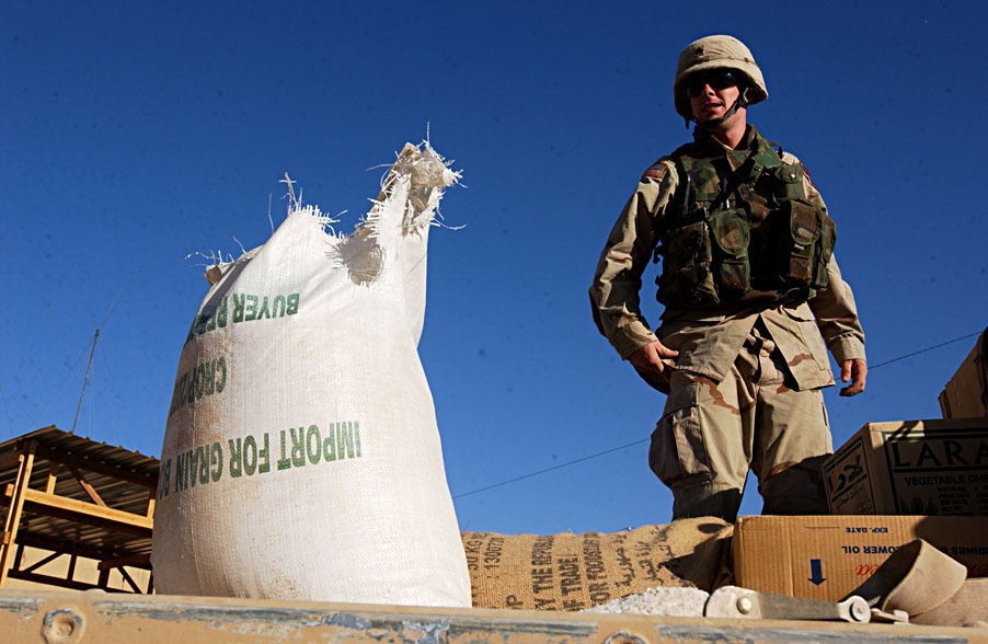 Food Delivery Aids Baghdad Neighborhood
