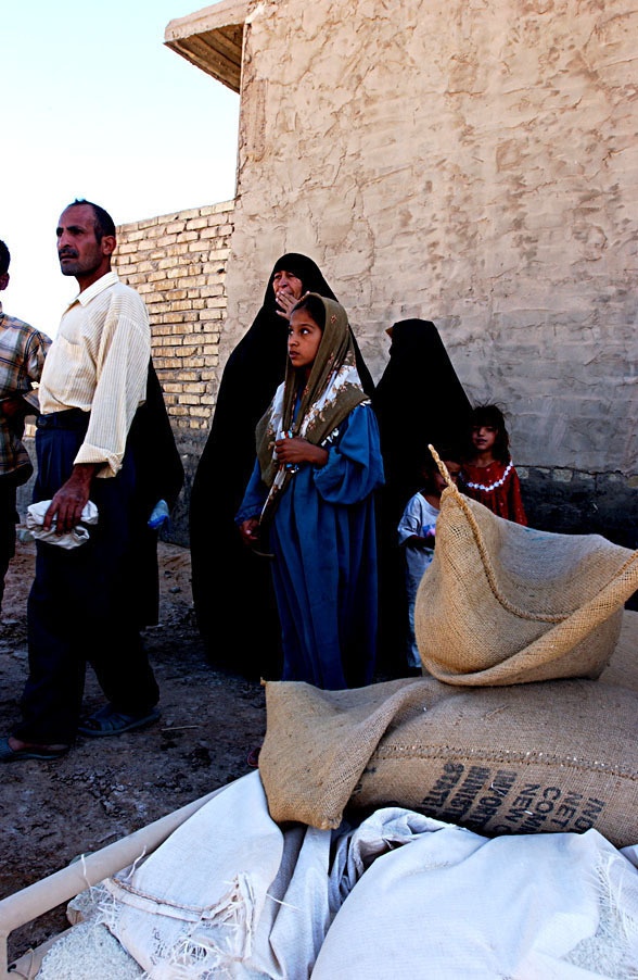 Food Delivery Aids Baghdad Neighborhood