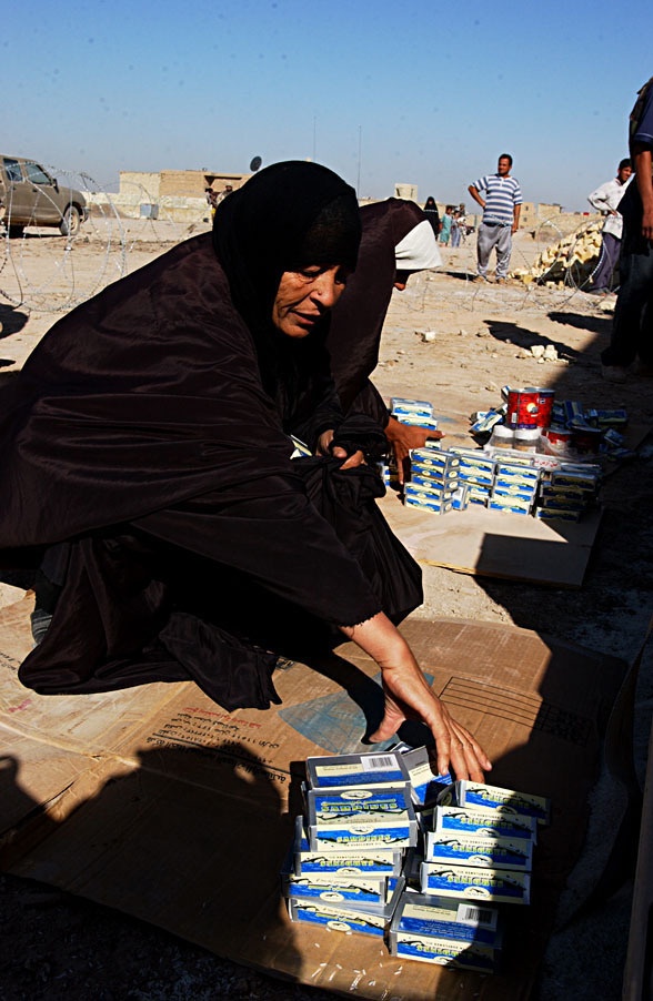 Food Delivery Aids Baghdad Neighborhood