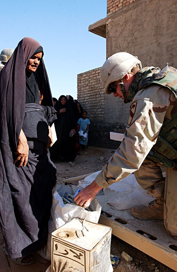 Food Delivery Aids Baghdad Neighborhood