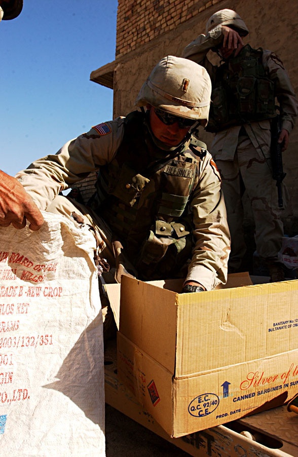 Food Delivery Aids Baghdad Neighborhood