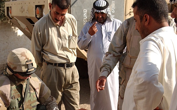 Soldiers Plant Seeds of Reconstruction