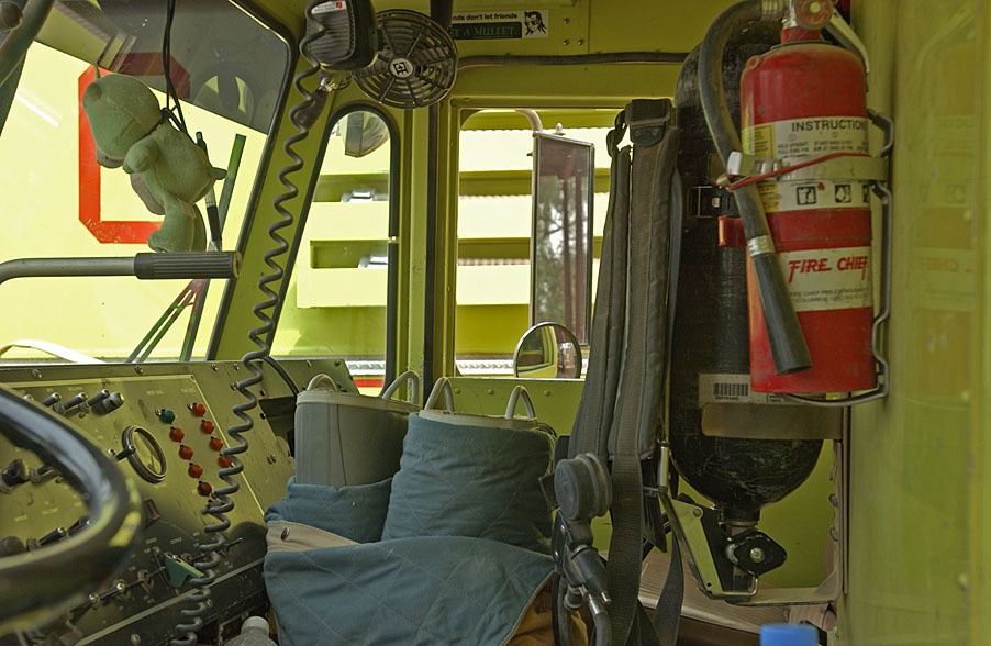 Soldier Firefighters Protect Camp Taji