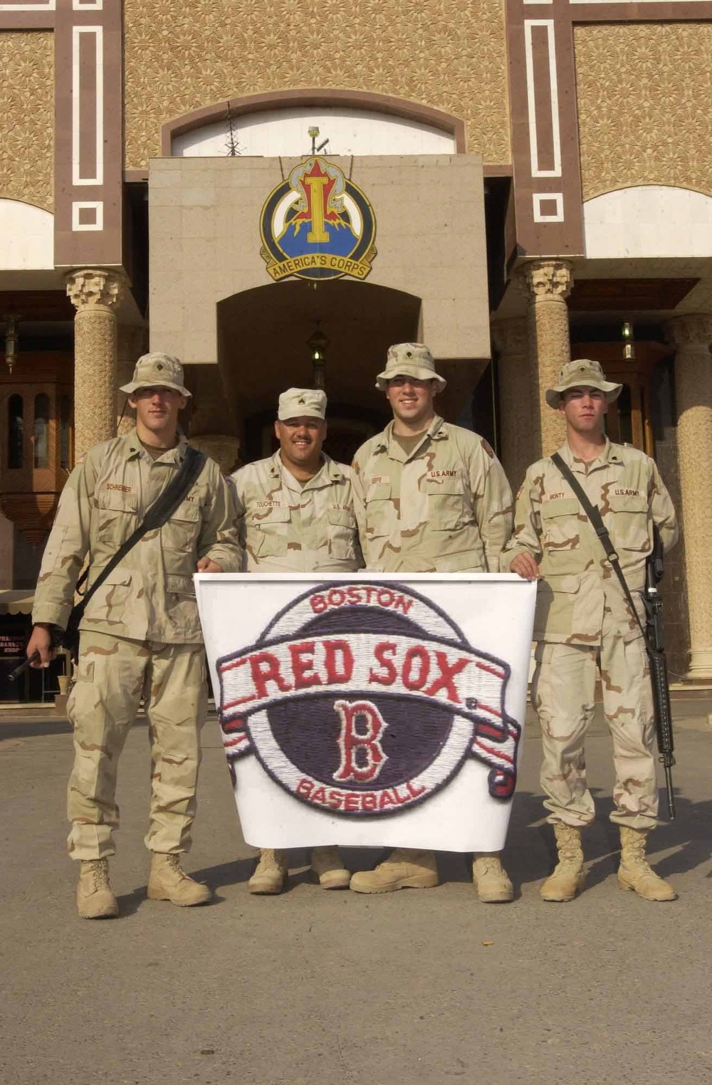 Red Sox fans in Iraq