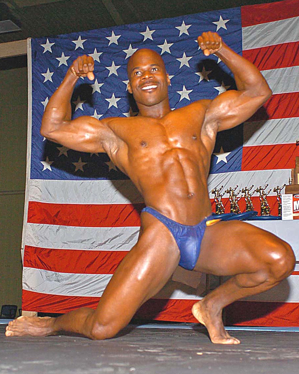 Fontenelle holds a pose