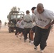 Soldiers vie for first place in the five-ton truck pull