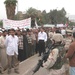 DEMONSTRATION AT INTERNATIONAL ZONE CHECKPOINT