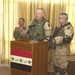 LTC Hubner speaks at the Balad Municipal Center