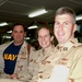 Fans supporting the U.S. Naval Academy Midshipmen during the air