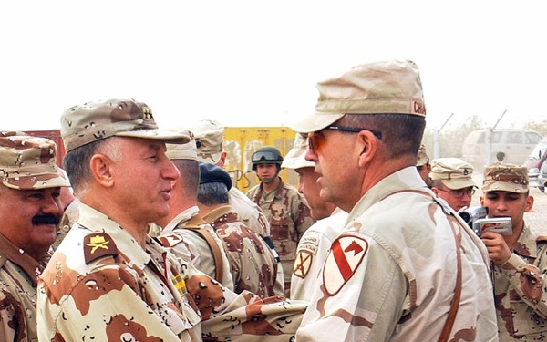 The 40th ING Brigades change-of-command ceremony