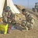 Making chai for US Soldiers