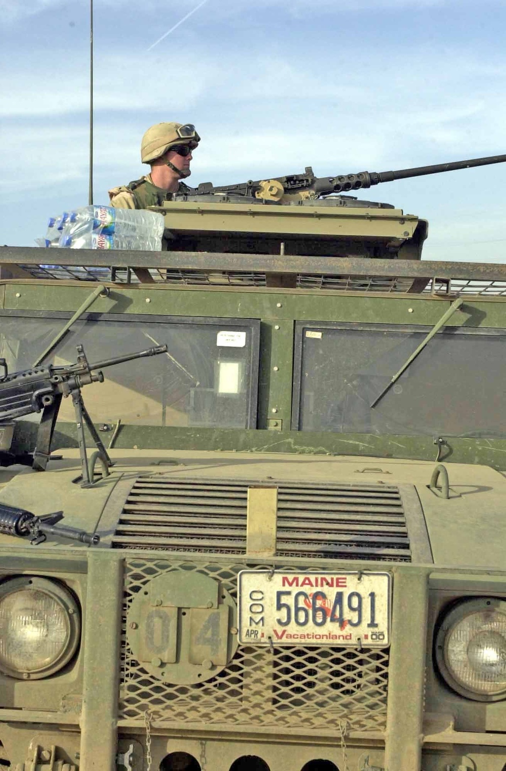 Spc. James Kendall provides security for his fellow Soldiers