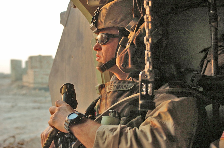 1LT Neyman prepares for a day of clearing operations