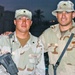 Sgt. Dustin White poses with his brother Spec. Josh White